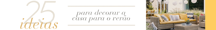 Banner para conferir e-book de 25 dicas para decorar a casa para o verão